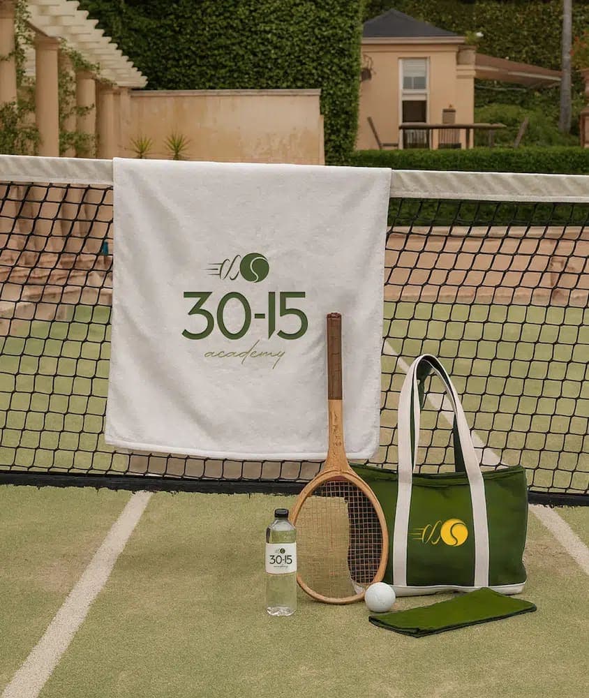 30-15 Academy gear and tennis court