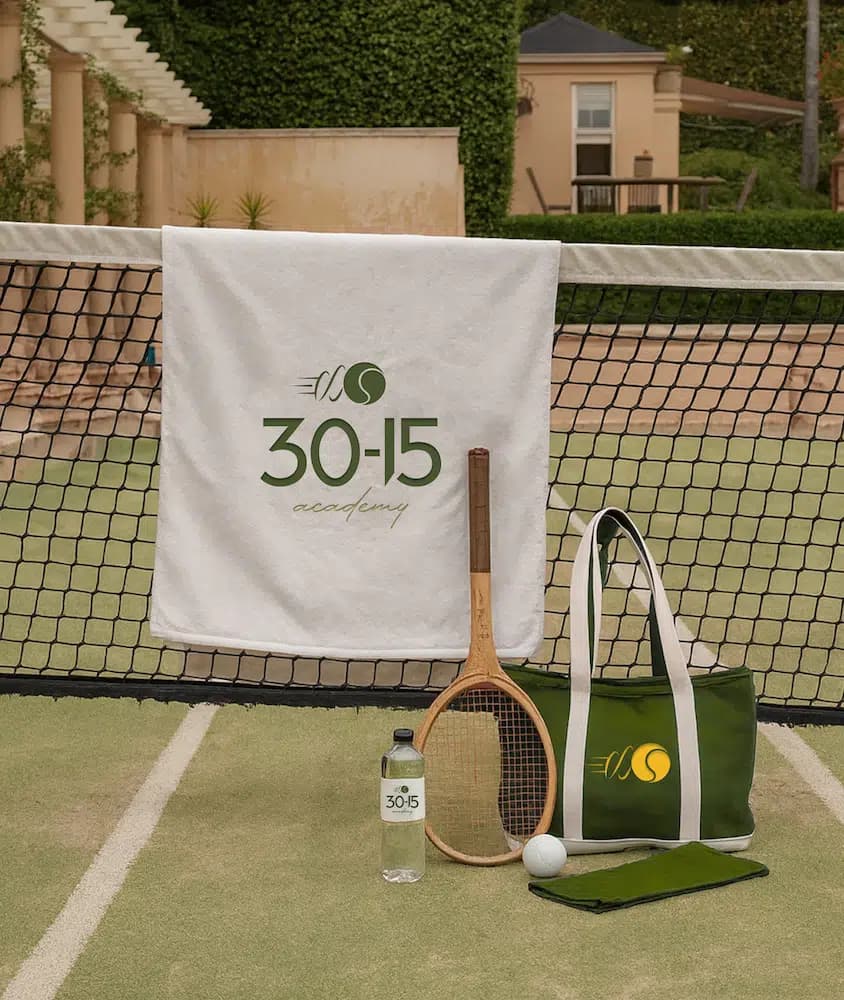 30-15 Academy gear and tennis court